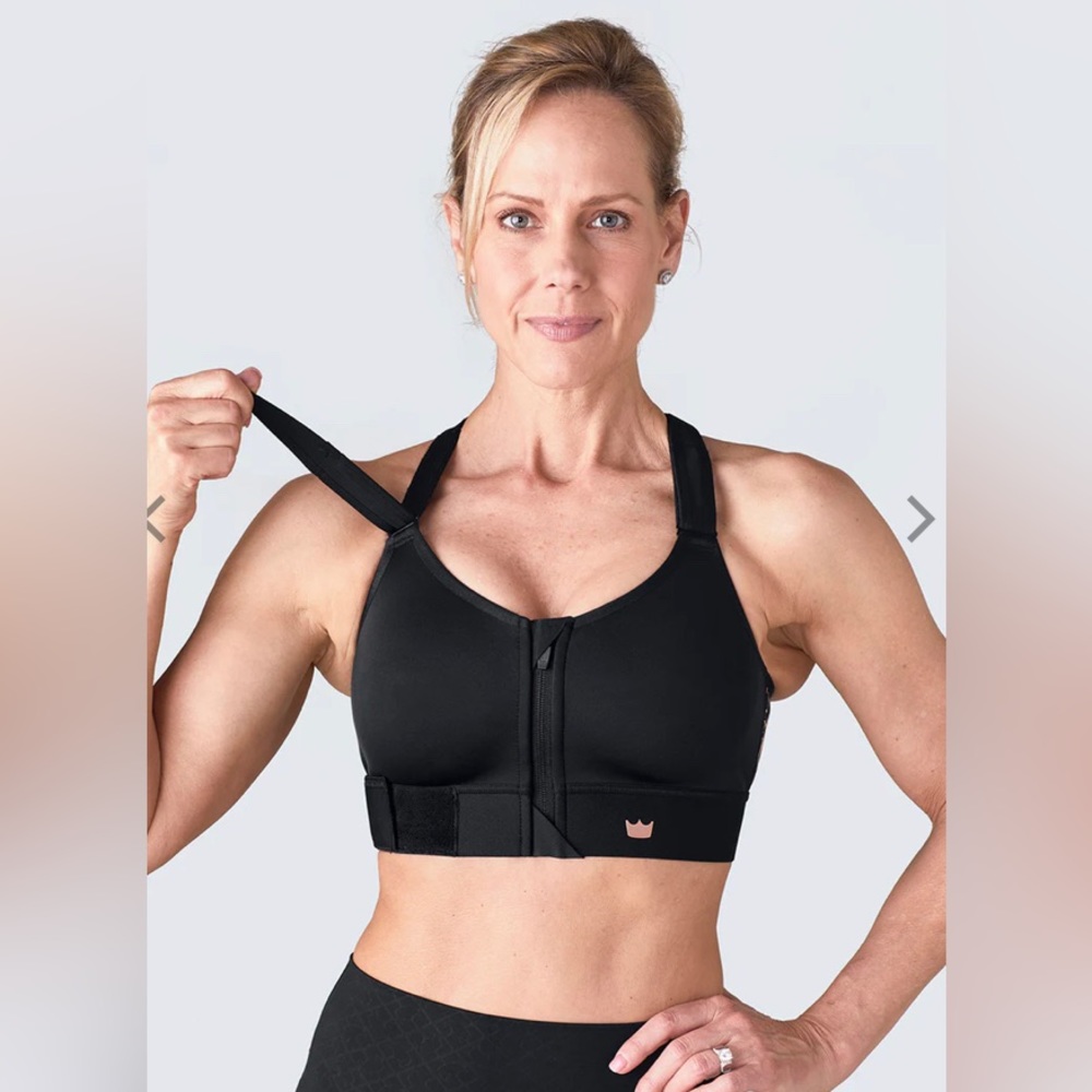 SHEFIT Flex Sports Bra, Black, size 2X